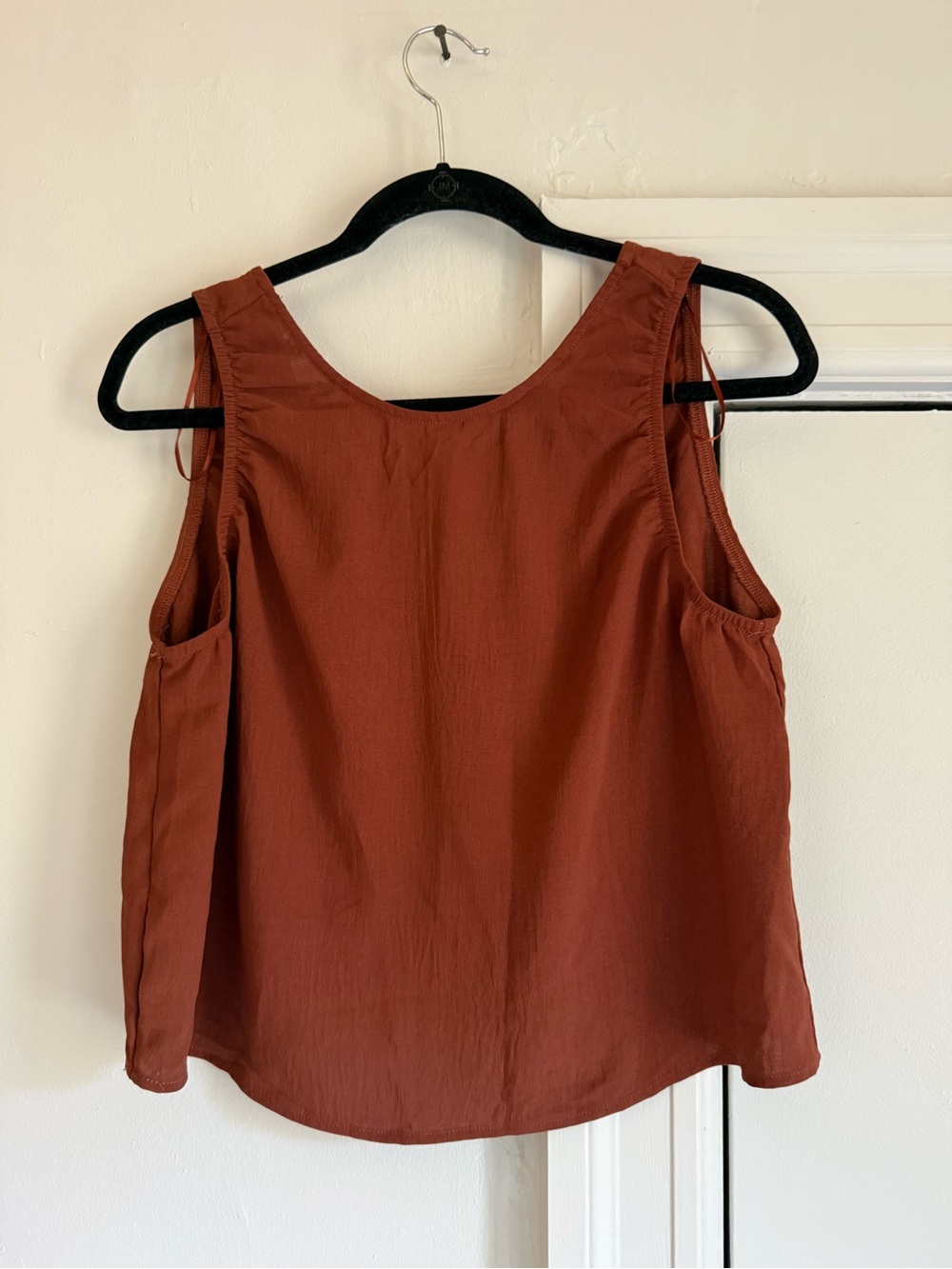 Mango Terra Cotta Sleeveless Tank Top